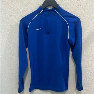 Nike Blue Long Sleeve Athletic Top size L